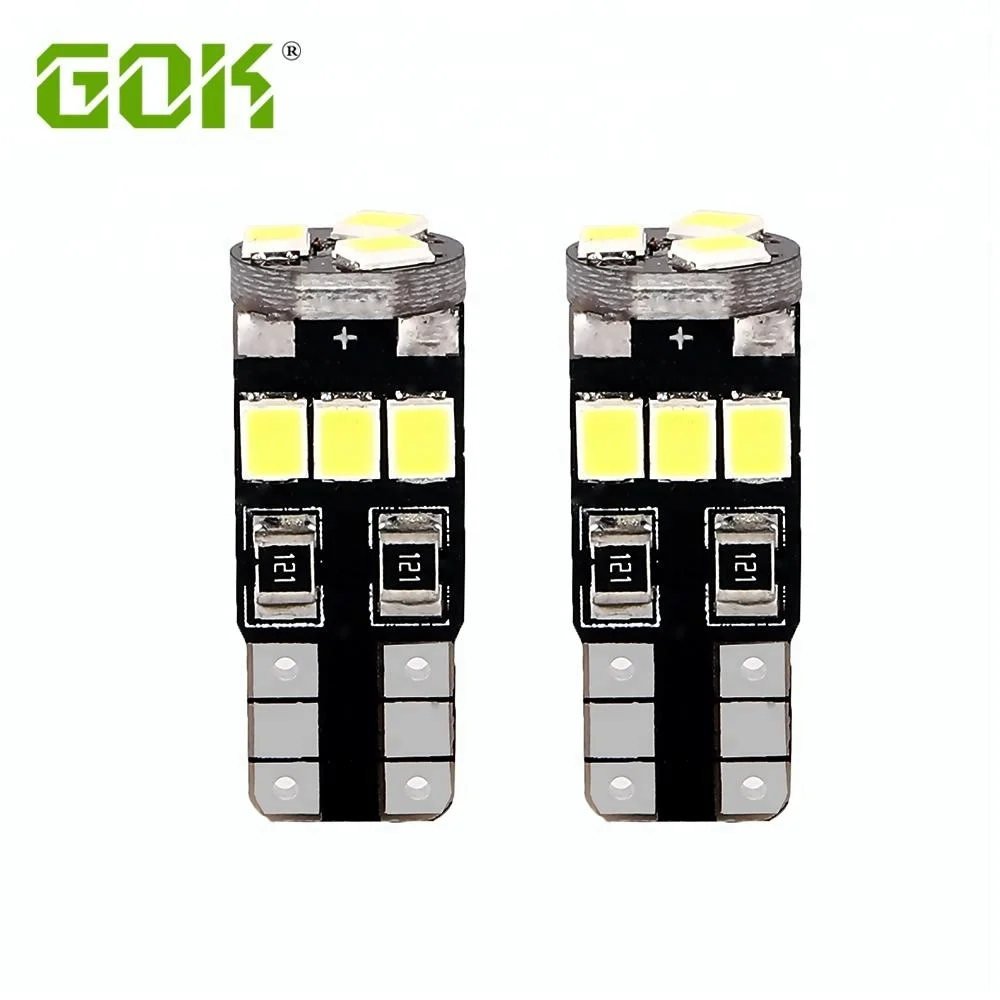 T10 LED Canbus W5W LED Car Light Error Free t10 9SMD 2835 LED 501 Warning Side Light Bulbs Sidermarker Parking Lighting
