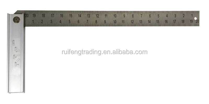 20-inch Aluminium Adjustable Angle Square (45, 90, 135 degree)