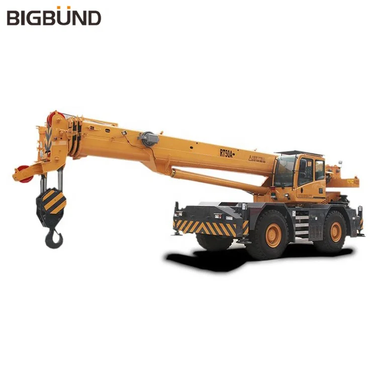RT50A New Bigbund Official 50 Ton Rough-terrain Crane