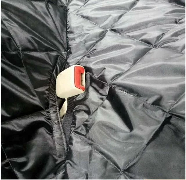 
600D Oxford Pet Dog Car Back Seat Cover with safety belt 