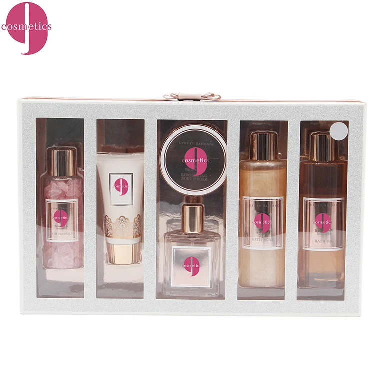 Body luxurious toiletry moisturizer bath gift set for woman