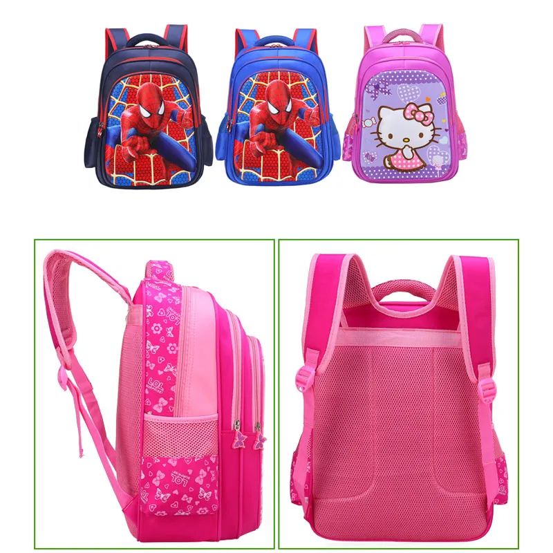 
Hello Kitty Series Cartoon Elementary School Book Bags Cute Kids Backpack for Little Girls 