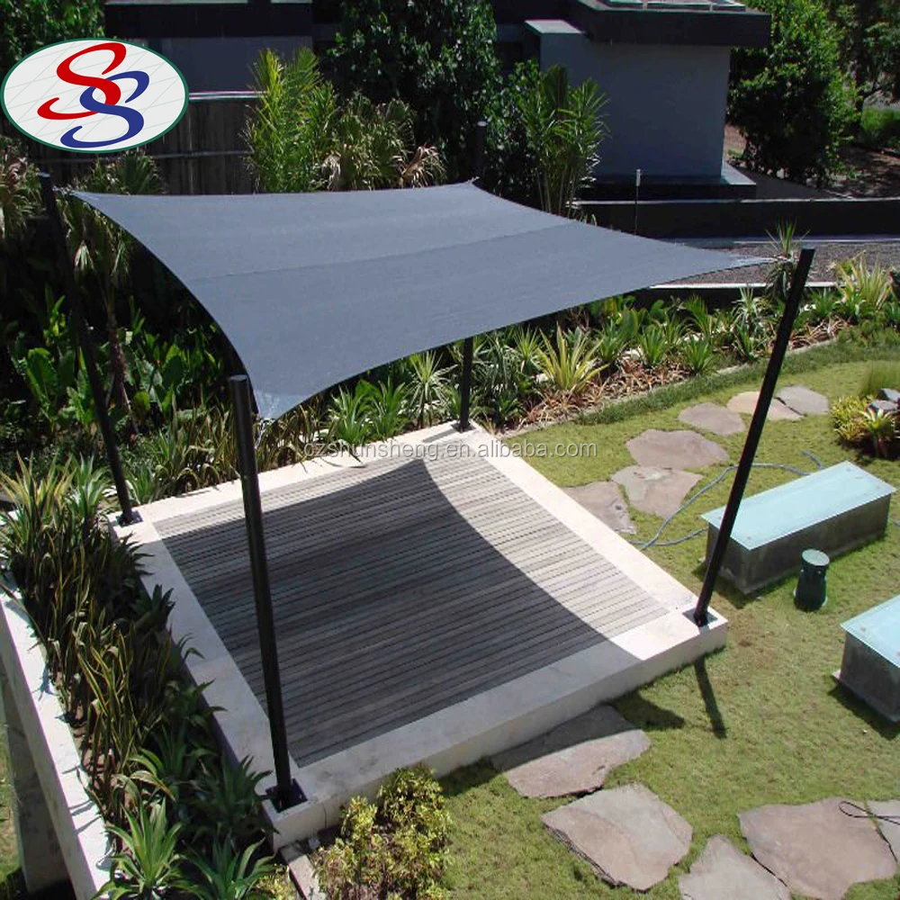 100% virgin HDPE outdoor sun shade sail with 90% shade rate