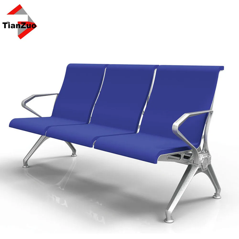 Три места литой полиуретановый пенополиуретан общественное кресло