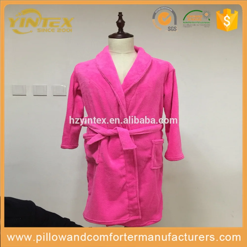 
wholesale Luxury Warm Long Kimono Bath Robe Cotton Custom Kid Bathrobe 