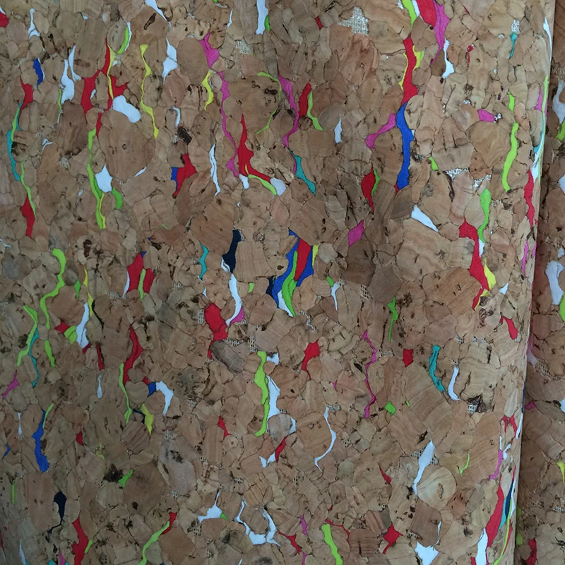 Wooden Fabric Cork Folding Baskets With Waterproof Handle Laundry Hamper For Sundries Clothes