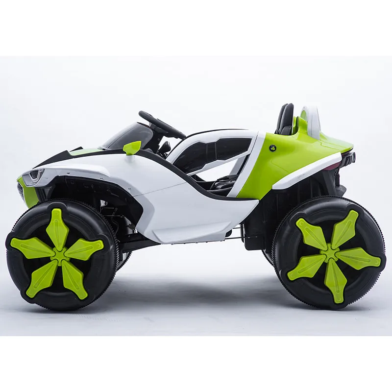 hotsale 12V kids rid on toy car with LED lights and plastic wheels