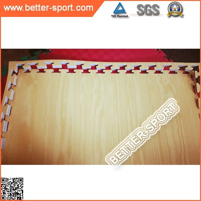 Деревянная текстура, татами EVA, пенопластовый напольный коврик, EVA Напольный коврик для тхэквондо