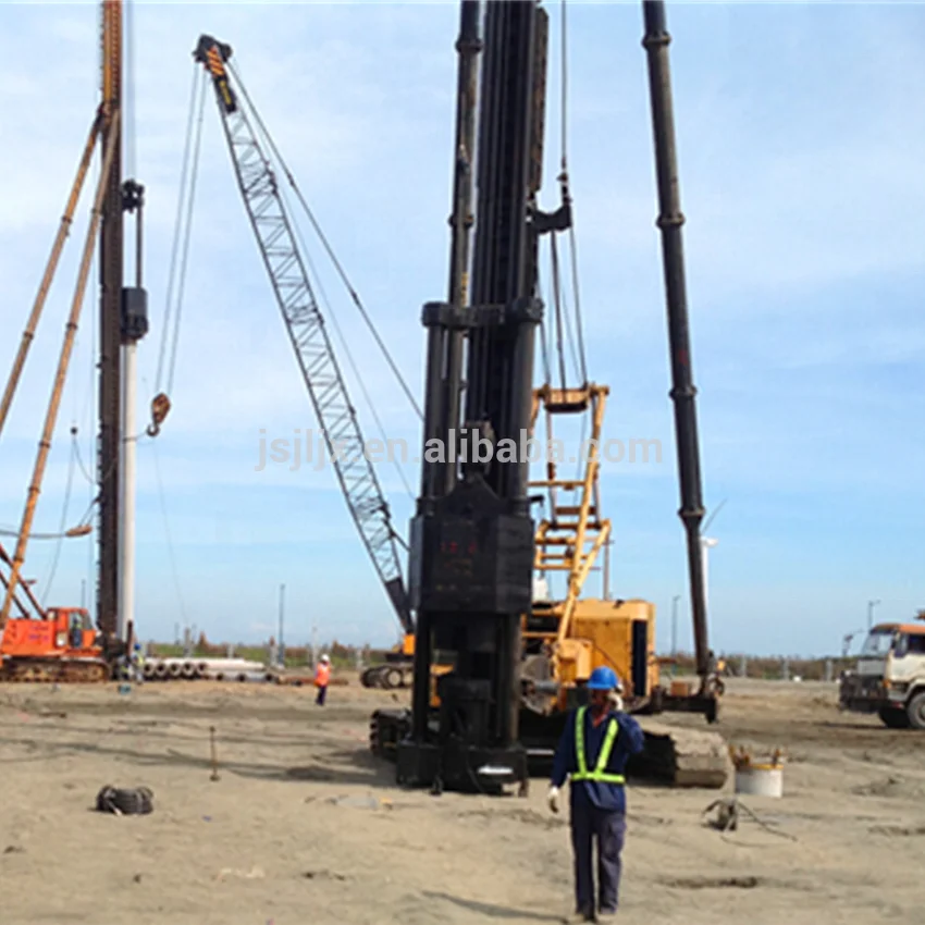 Juli brand DD45 diesel Spun pile driving hammer for bridge foundation piling project