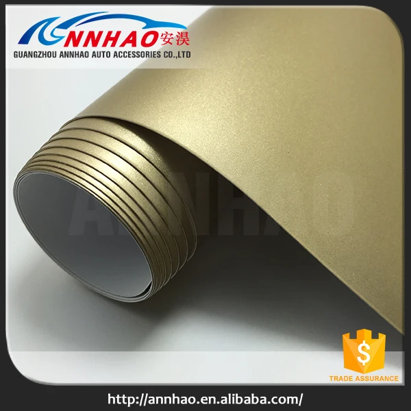 Оптовая Цена 1.52*20 М Матовый Хром Золото 3 М Оклеивание Винил