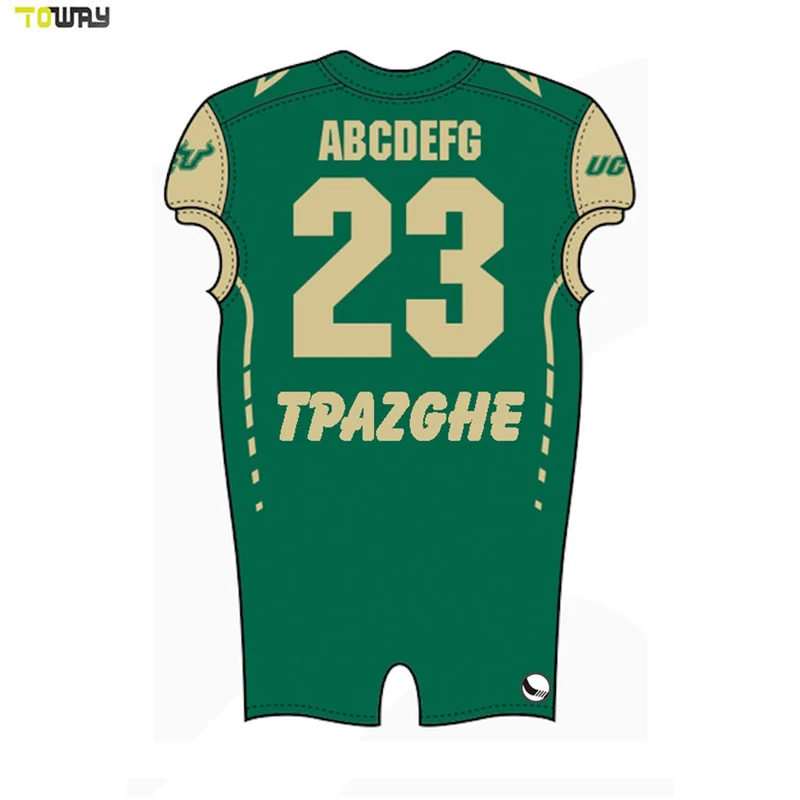 custom blank american football jersey