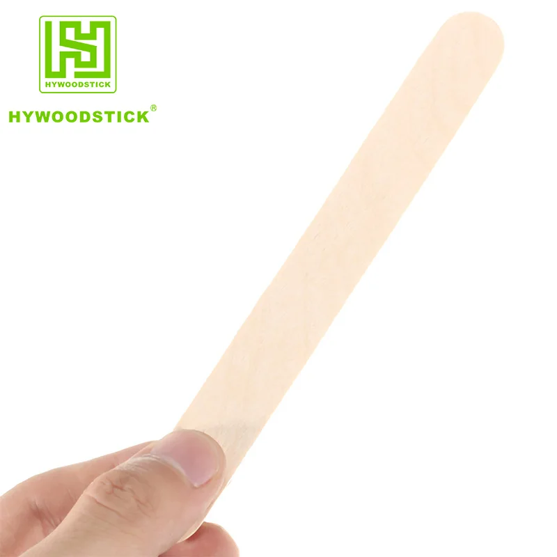 Disposable Wooden Tongue Depressor Waxing Spatulas Flat Wood Sticks For Beauty Care Biodegradable