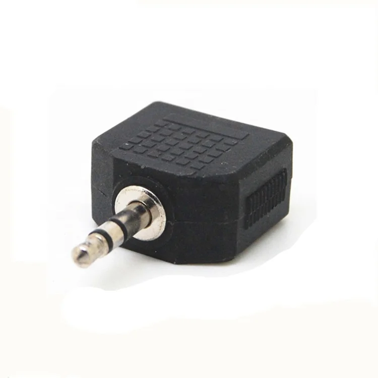 Audio Splitter 3.5mm stereo male to 2xfemale connector