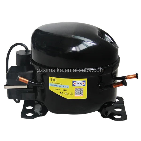 ECQ L/M/HBP R134a Commercial 220-240V Series 1/3 hp 1/6 hp E5G refrigeration Refrigerator compressor for cold room