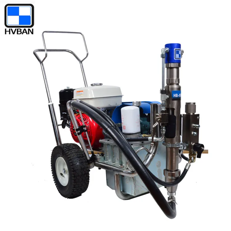 HVBAN hydraulic airless paint sprayer wall putty paint machine equipment