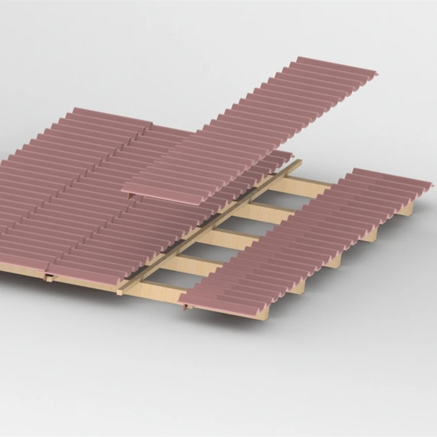 The best professional aluminium photovoltaic solar roof tile for Solar Mounting System