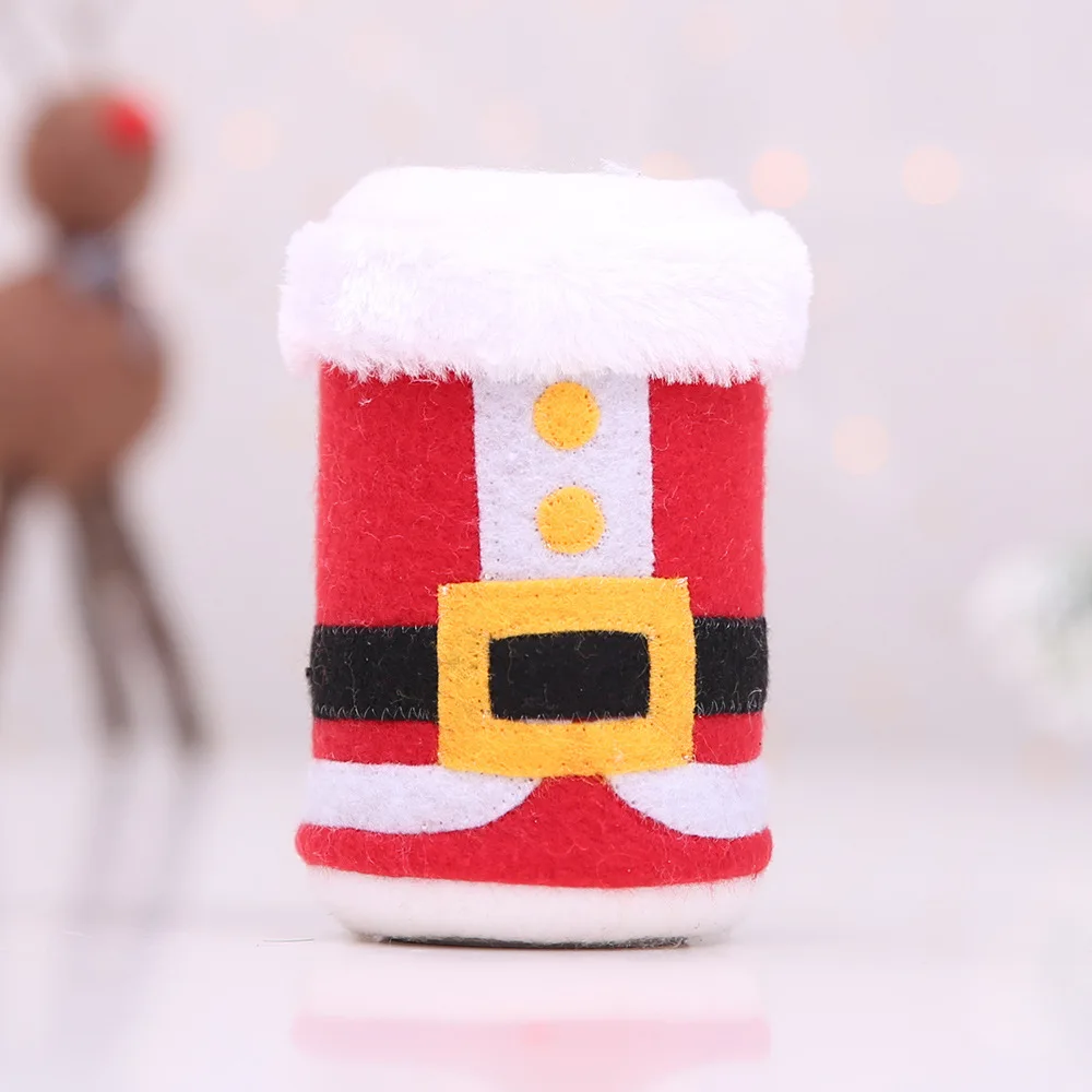 Wholesale Decorative Protective Shell Christmas Wine Bottle Cover Holder Bag