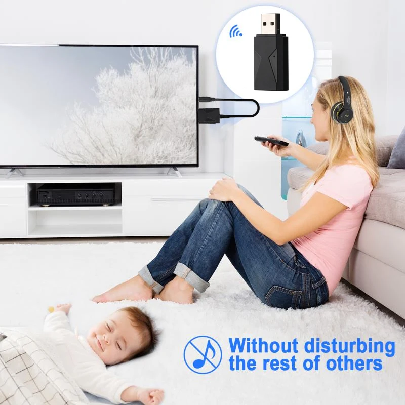 
2in1 Audio Receiver transmitterfor Sound System Receptor Audio Adapter Music Receiver 
