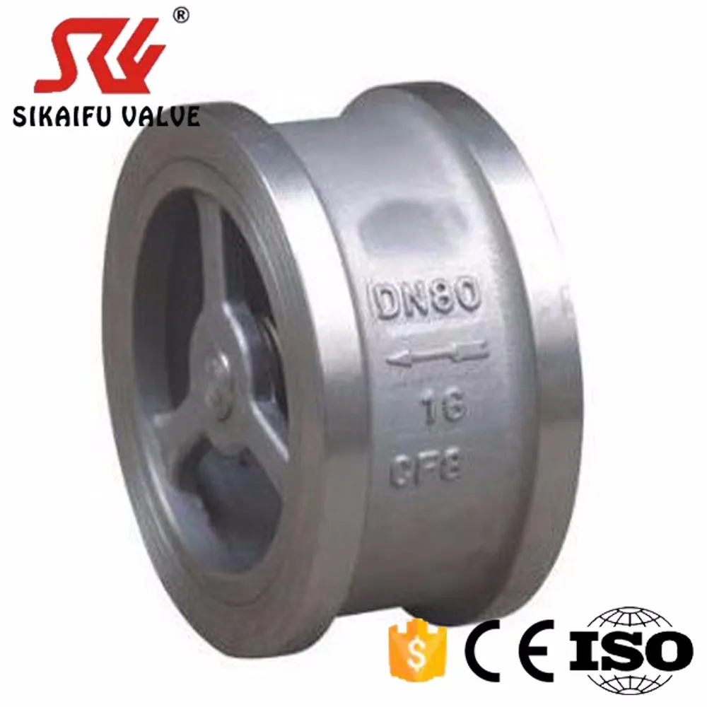 wcb spring loaded wafer check valve 6 inch