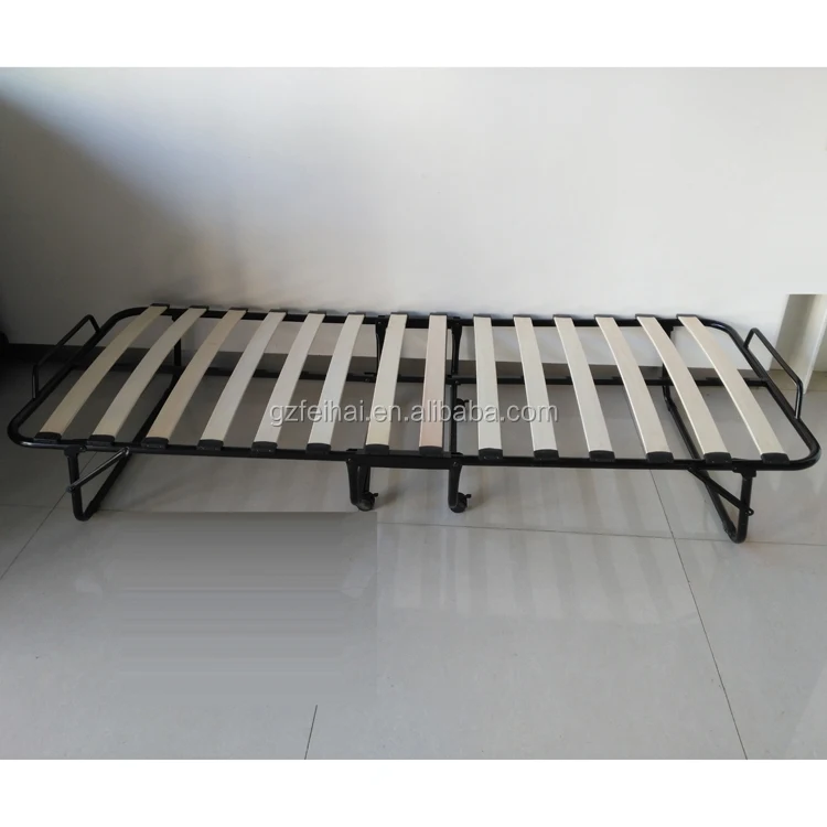 Hotel folding bed chop bed with sponge mattress HGJ3107