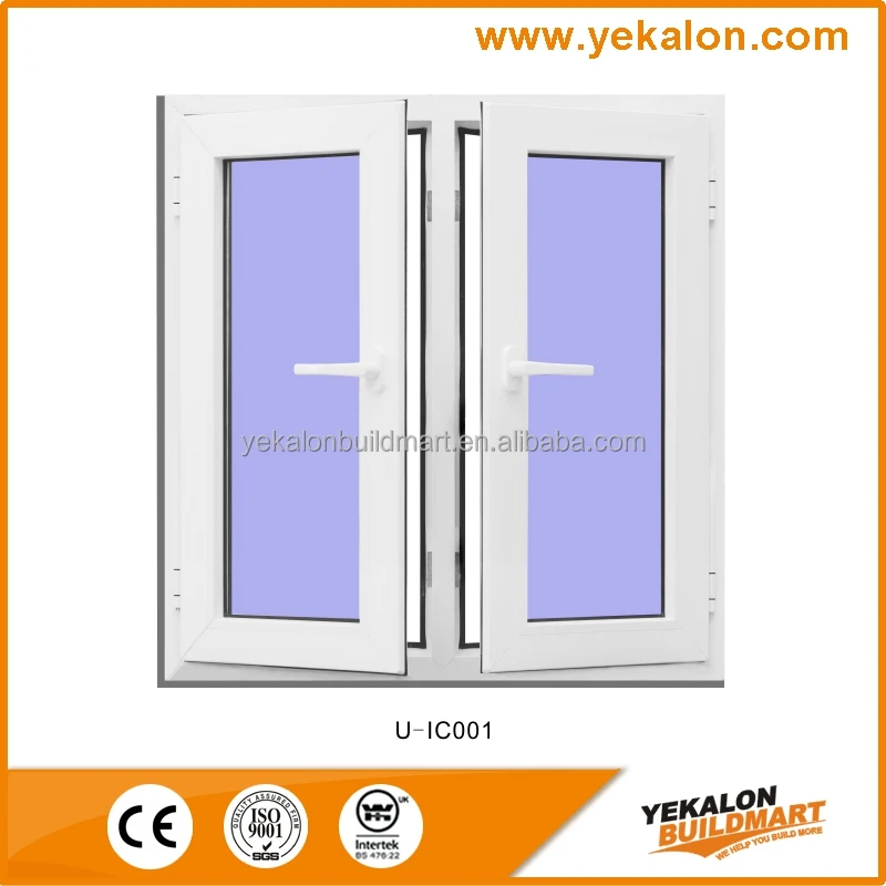 Yekalon Environmental UPVC window Casement pvc window profile