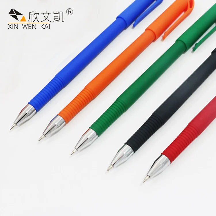 
Free Sample Chinese Manufacturer Supply Flat Type Black Color Ballpoint Pen 