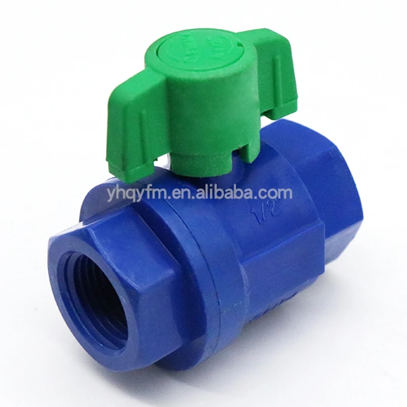 China supplier factory yuhuan chumen Water supply plastic ball valve