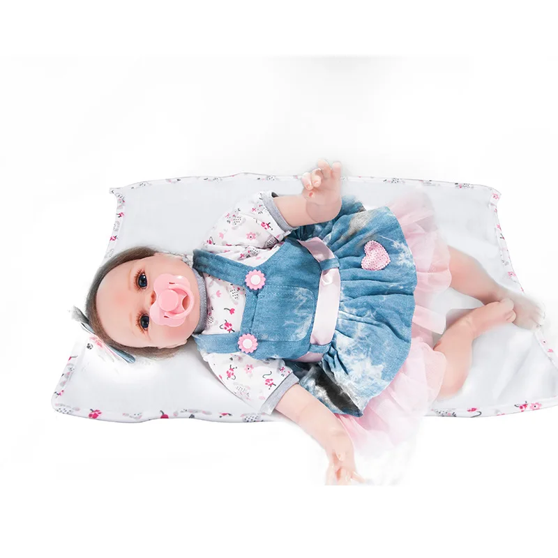 Sale Lifelike Full Body Silicone Naked Reborn Doll Kits Newborn Baby