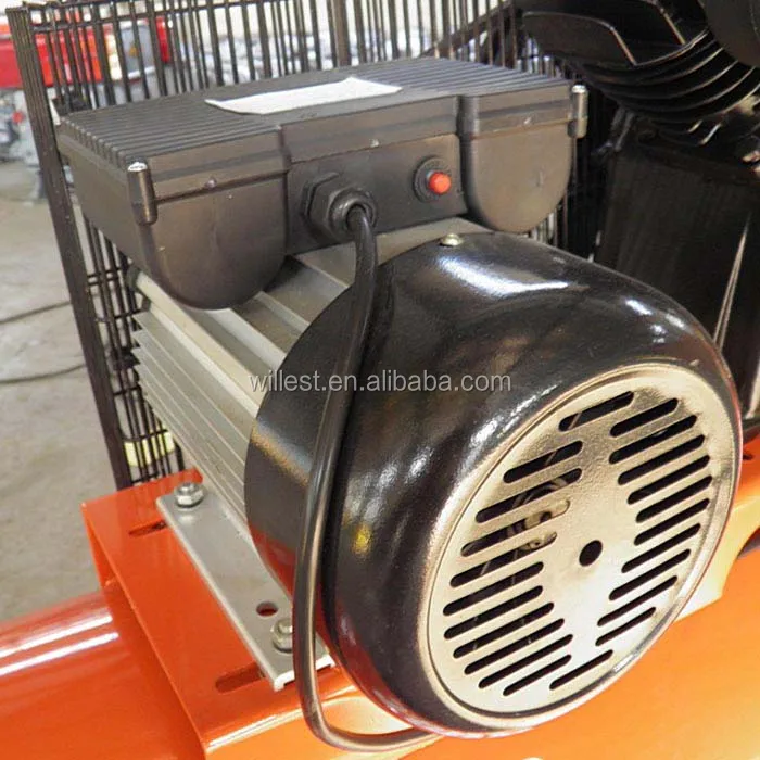 Двойной поршневых колец воздушный компрессор 220v 3-hp 100 литров Электрический с ременным приводом BVI30E30H100 8 бар