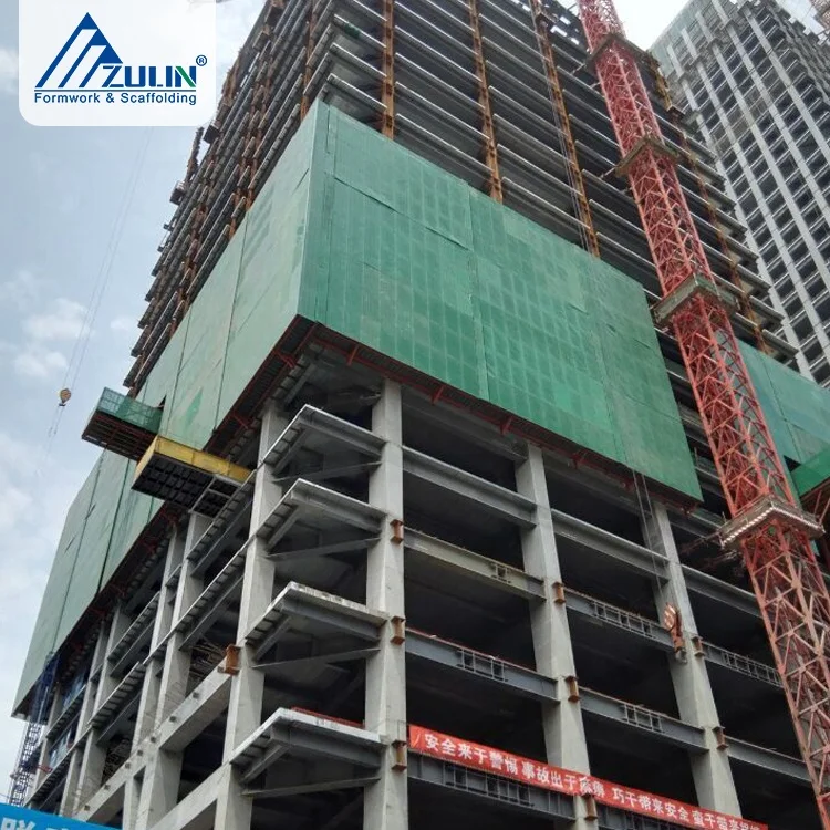 ZULIN RCS Protection Panel Steel Construction Formwork Self-Climbing Scaffolding System
