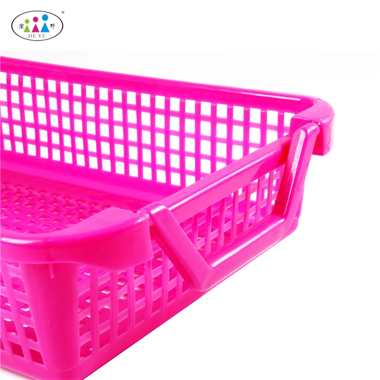 Beautiful Design Vegetable Fruit Rectangular Plastic Basket