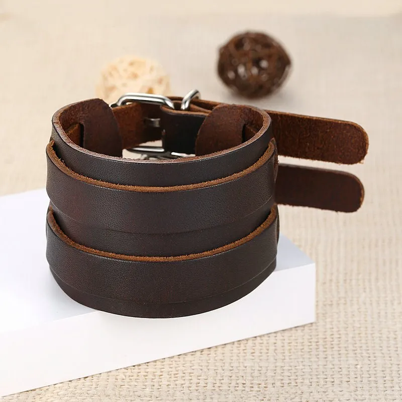 Men Bracelet Newest Mens Leather Bracelet/wholesale Cheap Leather Jewelry CLASSIC Ball OEM ODM Customized 20 Year Experience CAL
