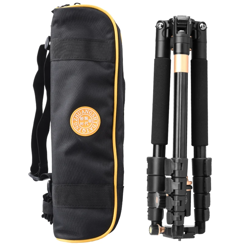 Штатив для камеры Q666BS, алюминиевый монопод с панорамной шаровой головкой, портативный штатив для цифровой зеркальной камеры