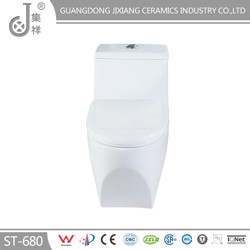 680 Санитарно современной ванной безводный туалет мягкое сиденье рядом петли