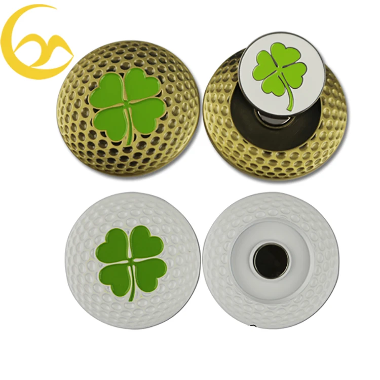 High quality poker chip metal golf ball marker
