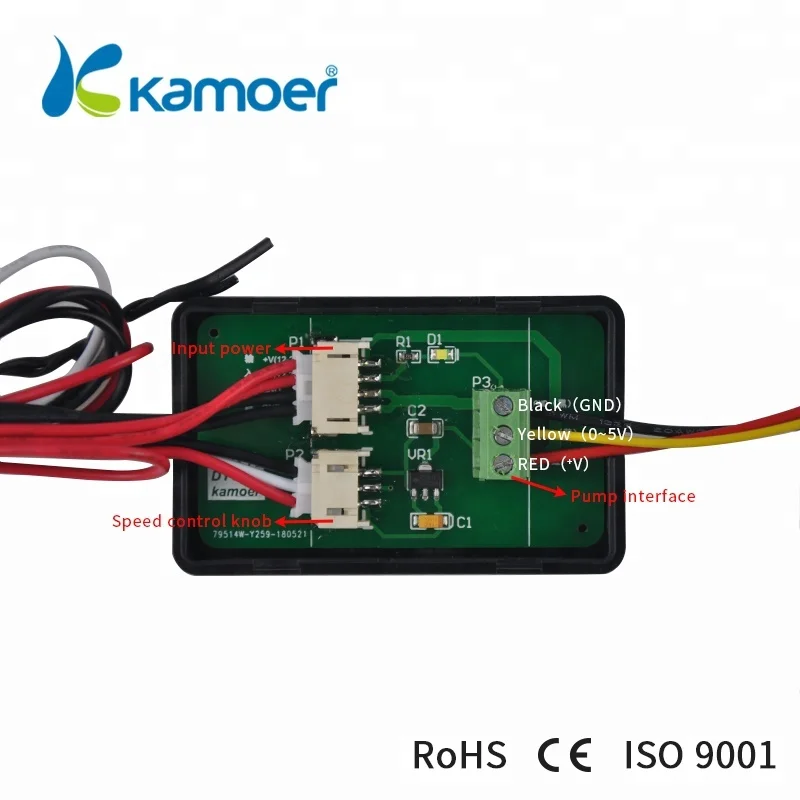 Kamoer KLP01 KVP8 Plus Diaphragm Air Pump Three-wire Diaphragm Pump Governor