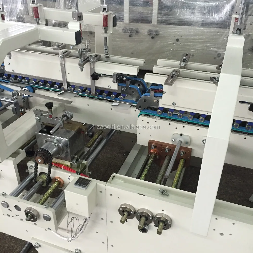 
GDHH pre-folding and bottom lock box three point automatic folder gluer machine 