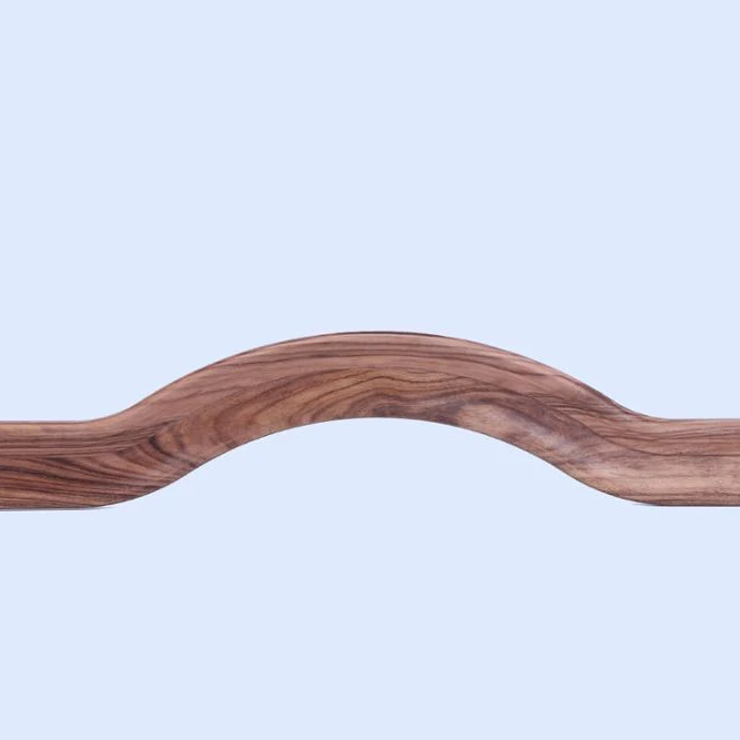 Wood Veneered Curved Wood Profile Moulding for Decoration for Doors and Walls