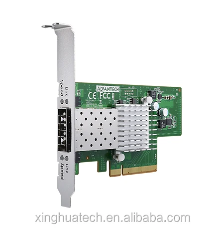 Advantech industrial mini pc motherboard PCIE-2201E Dual Port Fiber 10G Ethernet PCI Express Server Adapter with Intel 82599ES