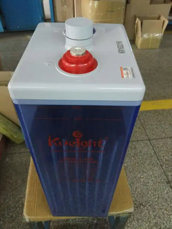 Super Long Life Battery 2V 500AH OPZS vented tubular plate flooded lead acid battery 2v490ah For Solar Telecom Power Plant UPS