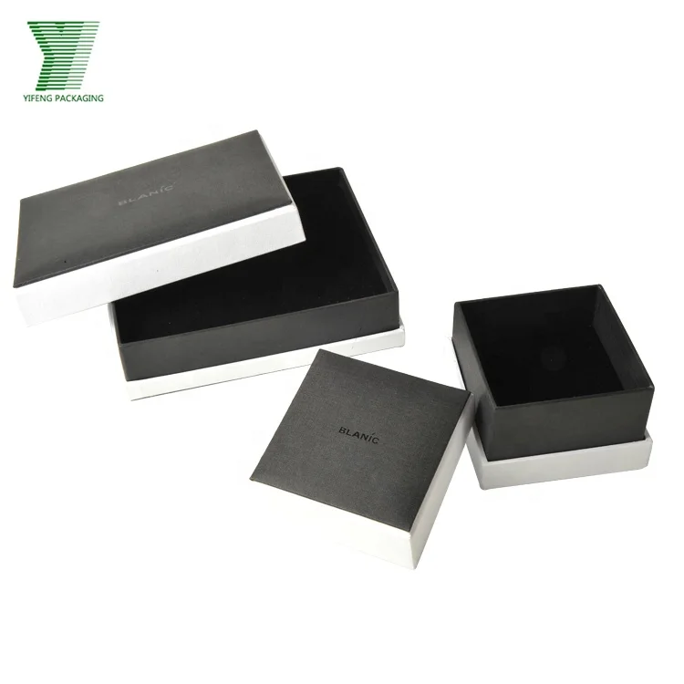Yi Feng Packaging 2020 New Custom Luxury White Printed Unique Paper Necklace Ring Packaging Gift Jewelry Box custom logo