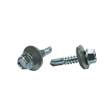 Carbon Steel Hex Head Self Drilling Screw,DIN 7504 ,With EPDM Washer