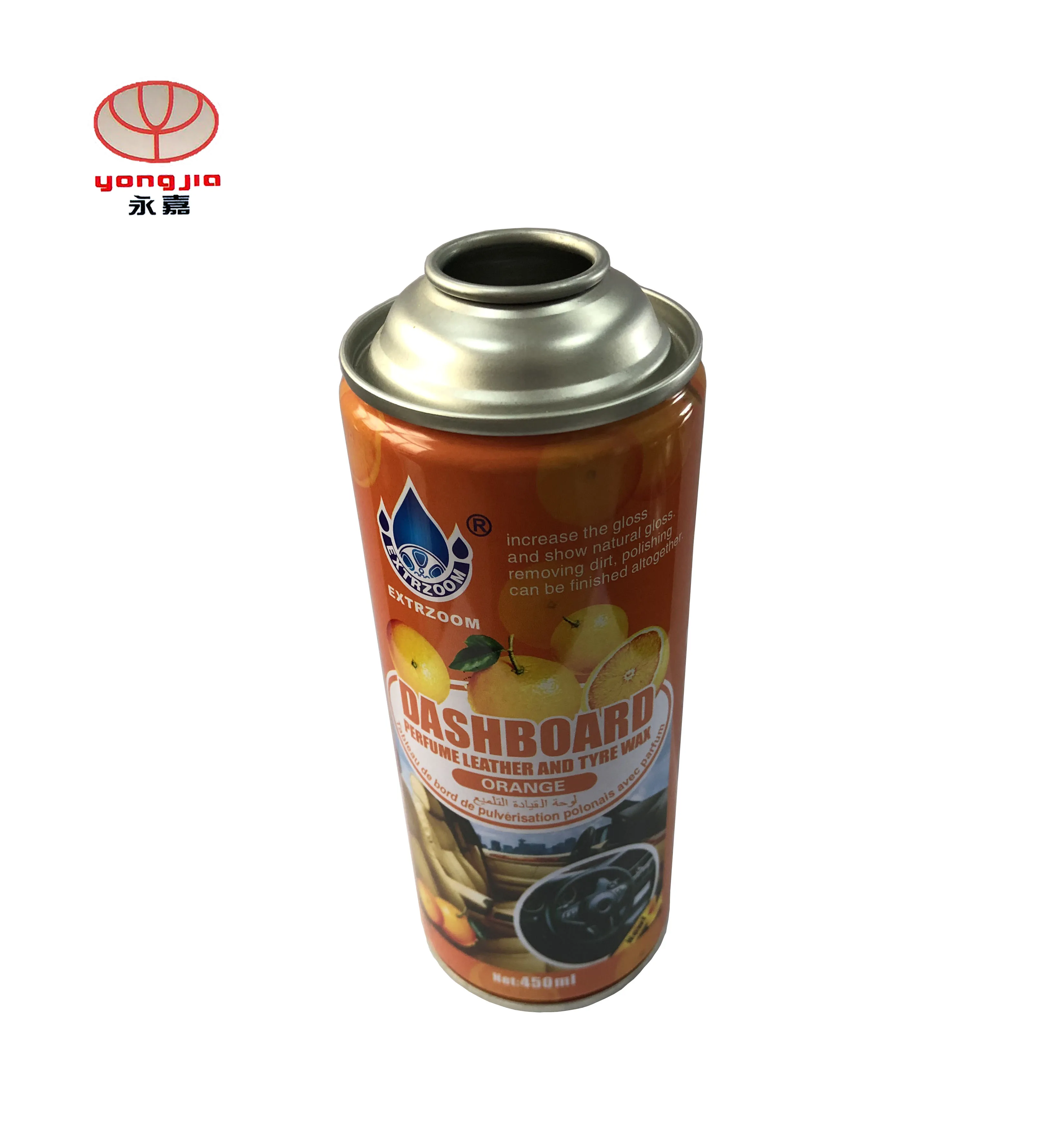 Manufacturer produce 450ml can refillable empty aerosol chemical spray bottle tin can