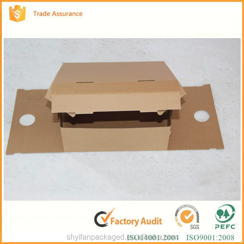 Eco-friendly recyle коричневой крафт-дешевые упаковочные картонные коробки для обуви