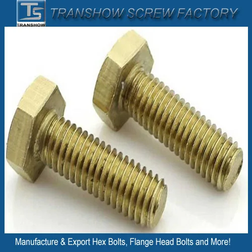 Fine Quality China Suppy Bronze Brass Hex Bolt