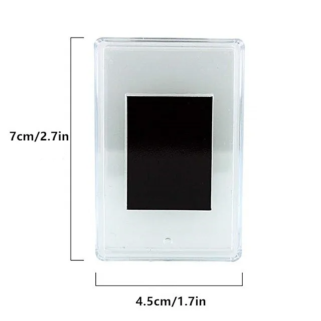 2019 пользовательский чистый фоторамка прозрачный магнит на холодильник для продажи