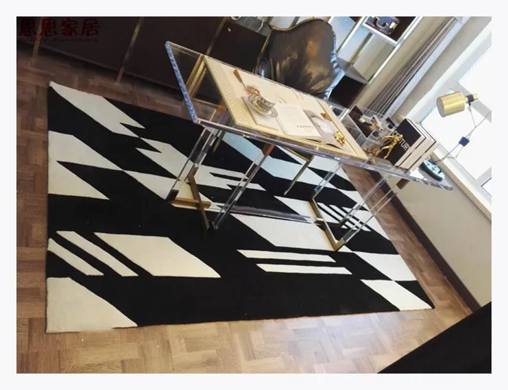 Tempered Glass Dining Table/ villa study desk/villa dining table