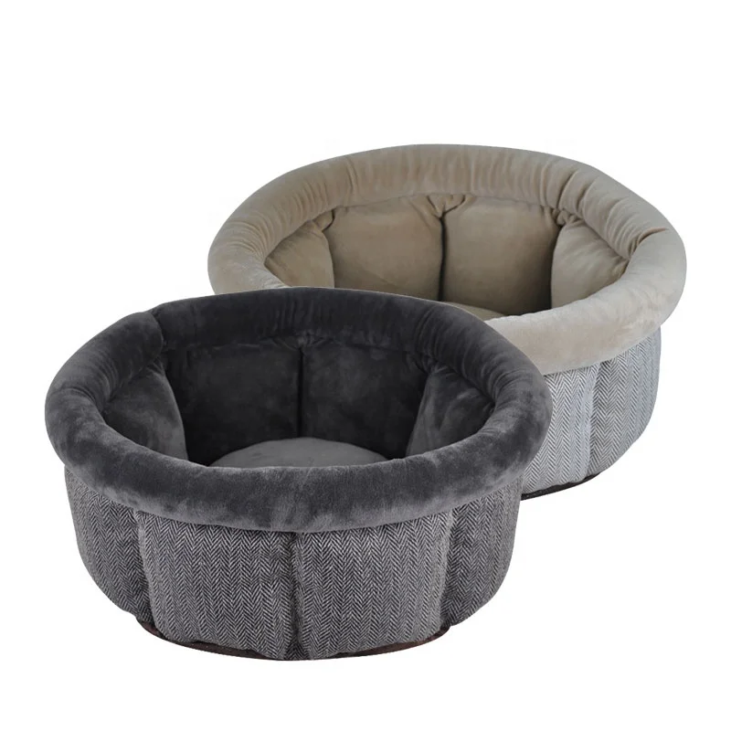 Wholesale Pet products Warm Soft Plush Pet Bed Dog Bed Cat Bed