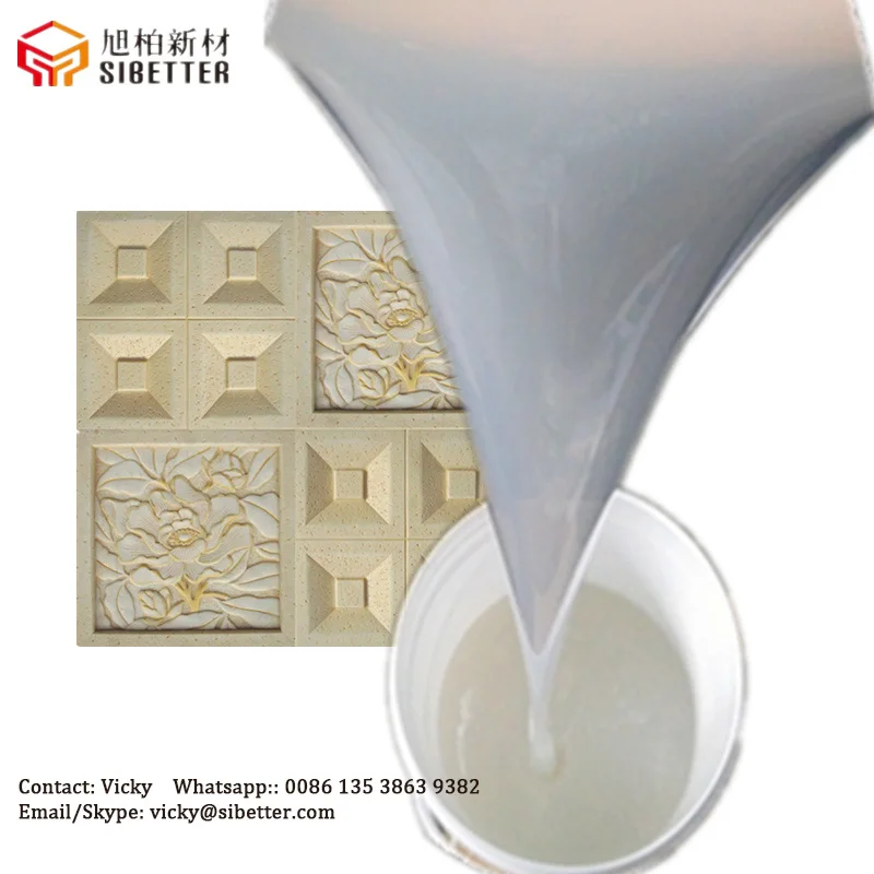 Good Price RTV Silicone for Making Plaster 3D Wall Panel Mold