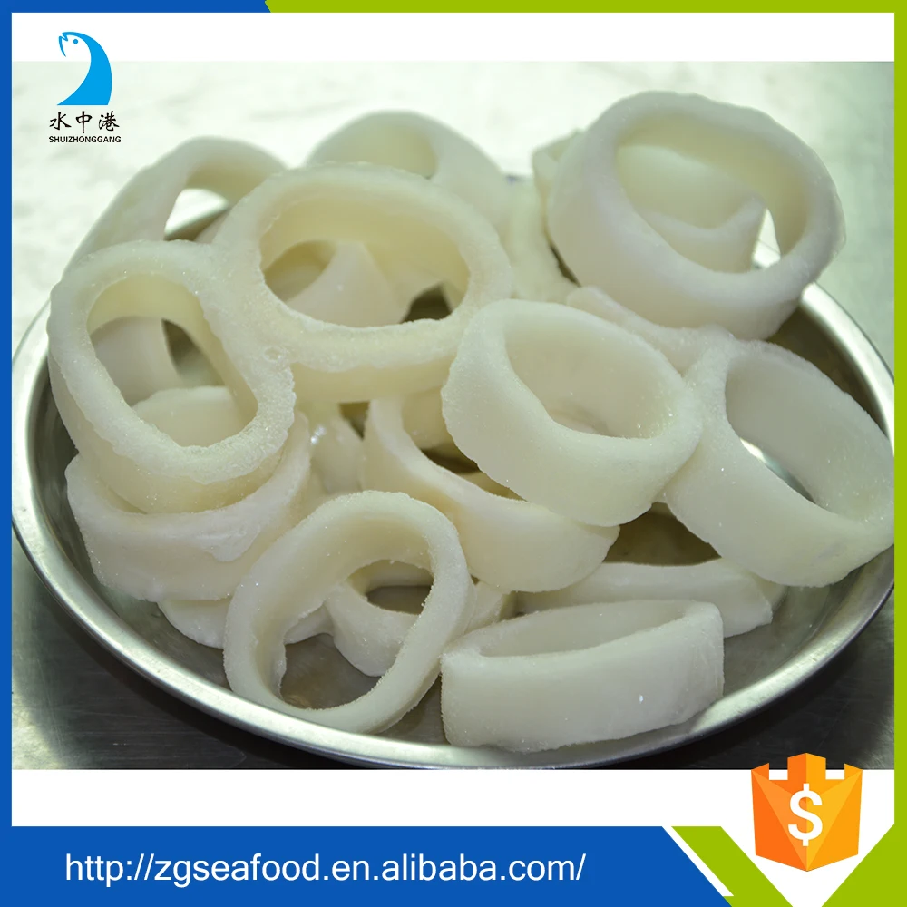 
Nutritious Seafood Frozen QS Squid Ring and loligo squid rings 